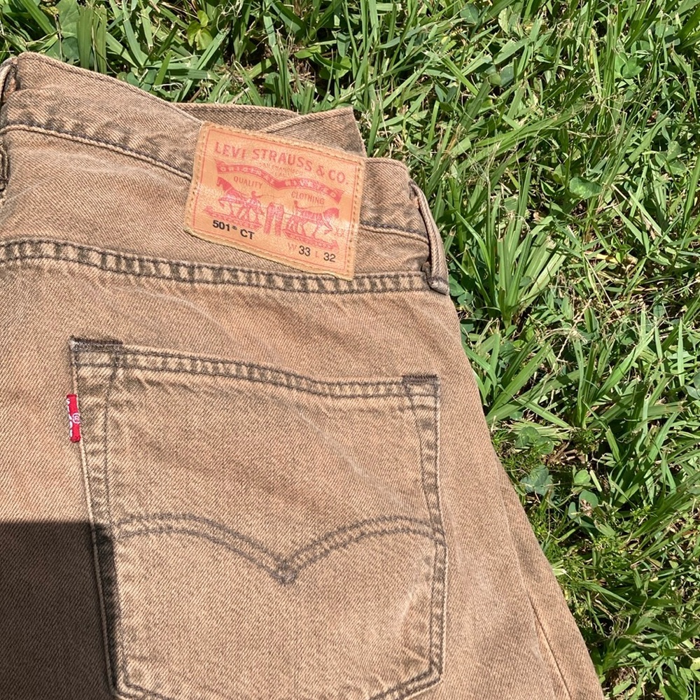 Levi's Tan Denim Jeans
